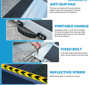 Athy OEM nhôm đặc biệt di động Kính thiên văn xe lăn đoạn đường nối lớn nhất của nhà sản xuất 340 kg Tải công suất cho xe tải tải - Product Image 2