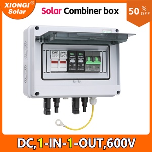 DC 600V Waterproof Power Distribution 8WAY Protection <strong>Box</strong> 15A 1 in 1 Out Combination <strong>Box</strong> PV Combiner <strong>Box</strong> - Product Image 3