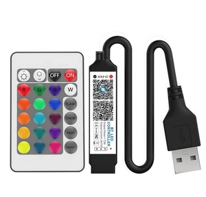 Bluetooth RGB-Controller ZENGGE APP Infrarot-Empfang Dimmen Farb-Timing-Schalter Intelligente Lichtstreifen-Steuerung - Product Image 3