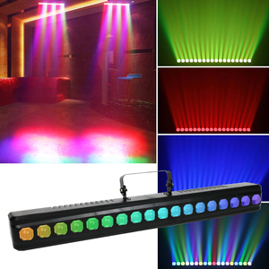 YSH 54W LED DJウォッシュバー18 LEDチェイス機能サウンドアクティブオートDMXコントロールウェディングパーティー用ディスコイベントステージアップライト - Product Image 1
