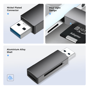 UNIEAN toptan OTG tip-c 4 in 1 SD TF transferi 5Gbps kart okuyucu USB3.0 dönüştürücü adaptörü PC laptop için iPhone - Product Image 6