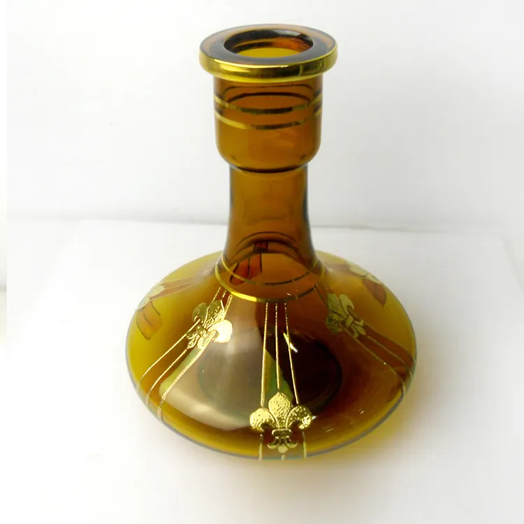 Garrafa de vidro colorido garrafa vasos narguilé