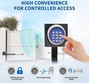 2 or 4 Channels 433mhz Wireless Outdoor Keypad Entry Keypad Digital Code Panel Security Remote Control - Product Image 4