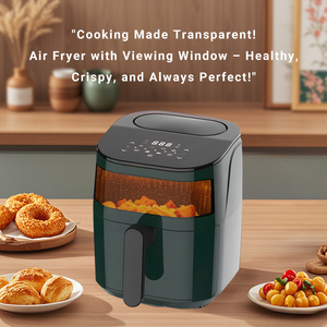 4.5 L Large Capacity Energy Efficient Digital Air Fryer <strong>Timer</strong> <strong>and</strong> <strong>Temperature</strong> <strong>Control</strong> Hot Air Fryer with LCD Display - Product Image 3