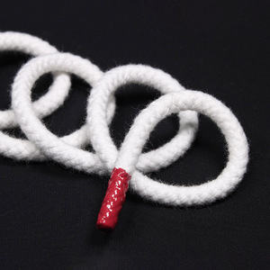厂家直销手工制作硅胶蘸连帽衫拉绳硅胶端连帽衫绳 - Product Image 6