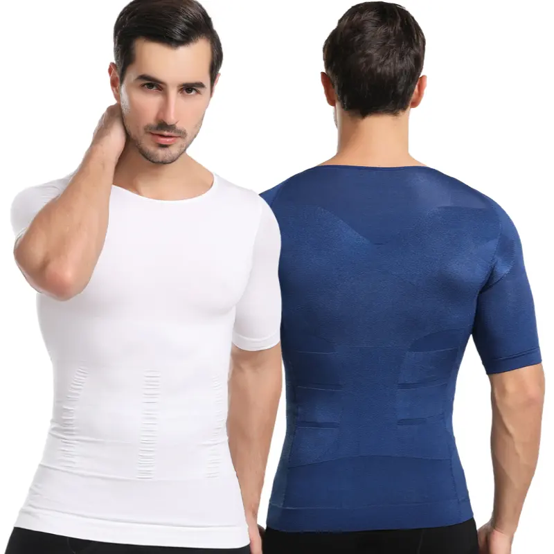 LKDX01 Herren Kompression hemden Unterhemd Abnehmen Tank Top Workout Weste Slim Body Shaper