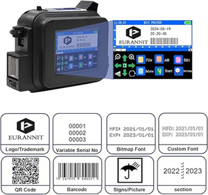 Mini Batch Code Tragbare Handheld Schnellt rocknende Tinte Chargen nummer Bild Logo Druckmaschinen - Product Image 3