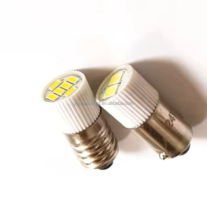 หลอดไฟ LED BA9S แสดงสถานะ LED 12V/24V 0.5W 40LM หลอดไฟ LED ขนาดเล็กเปลี่ยนหลอดไฟนำร่อง