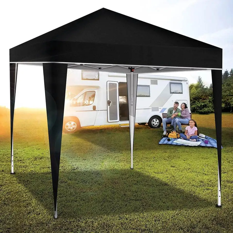 Waterdichte 50Mm Hexagon Aluminium Vouwtent Draagbare Veerstaaldraad Pop-Up Tent