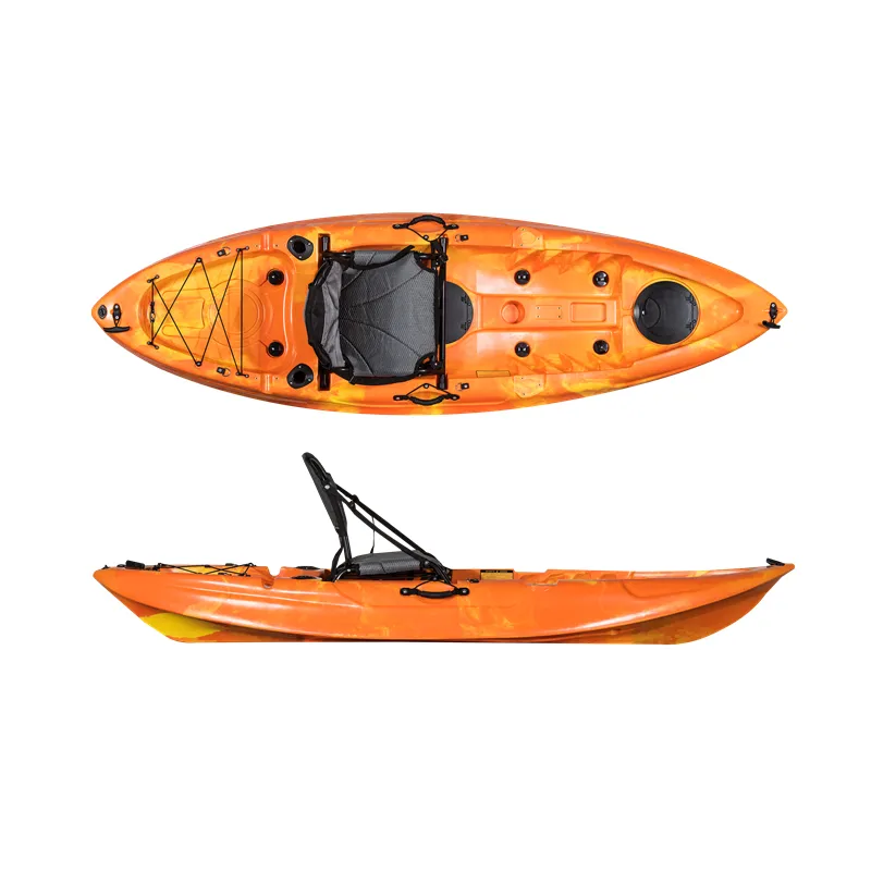 Petit kayak de pêche de luxe, tissu plastique, 5x2.7m, vente en gros, économique