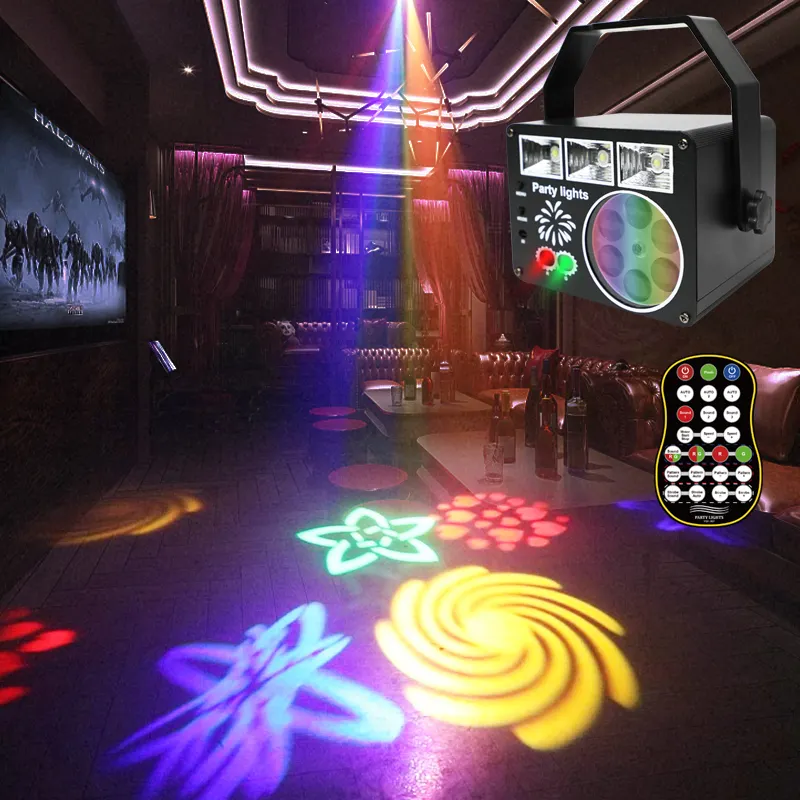 mini 5 eyes 3 in 1 party light Laser Lighting Christmas Decorations LED disco beam stage light DJ KTV night club bar