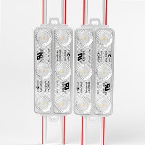 โมดูลไฟ LED อินพุตไฟฟ้ากระแสตรง12V/24V โมดูลสัญญาณไฟ LED 2835 3LED IP67ฉีดกันน้ำ