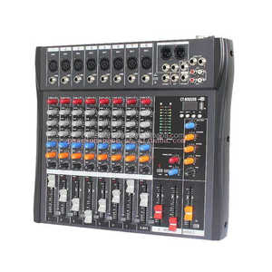 Sahne dj gösterisi için profesyonel dijital ses mikseri arayüzü 8 kanal ses mikseri konsolu - Product Image 1