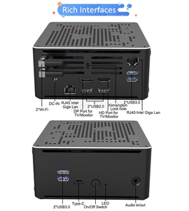 Minitree 10th Gen I9 10885H Mini Gaming PC Dual LAN <span class=keywords><strong>Fan</strong></span> Design Coffee Lake Núcleo I9 9880H I7 9850H Minúsculo Desktop DDR4 Suporta AU