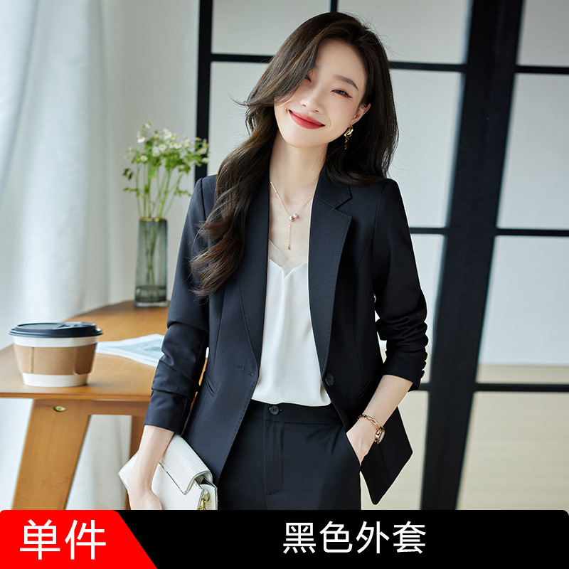 black suit