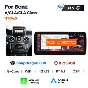 Snapdragon 680 10.25 ''Android 13 Car-play Android Auto per Benz classe A-GLA-CLA W176 W117 2013-2018 Stereo MEKEDE IPS - Product Image 5