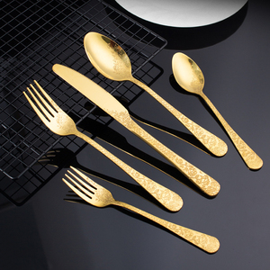Modern <strong>Royal</strong> Cutlery Set Printed Colorful Handle Cubiertos Acero <strong>Inox</strong> Rose Golden Silverware Set Restaurant Mirror Gold <strong>Flatware</strong> - Product Image 6