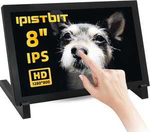 Raspberry Pi 4B 8 pollici Touch Screen 1280x800 IPS Display LCD con supporto per Raspberry Pi 4 modello B/3B +/PC - Product Image 1