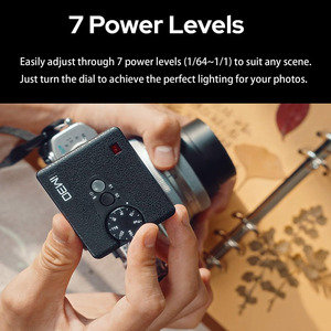 Godox iM30迷你便携式闪光灯手动闪光灯适用于各种相机型号输出水平1/64至完全适用于Godox iFlash户外相机 - Product Image 4
