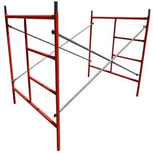Altezza 1.7m larghezza 1.219m ANSI/SSFI SC100-5/05 impalcatura a telaio H zincata a caldo per progetti di costruzione su larga scala - Product Image 5