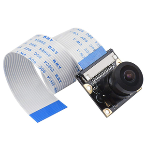 Ahududu Pi 3 B + 4 B kamera gece görüş geniş açı balıkgözü 5M piksel 1080P kamera modülü - Product Image 1