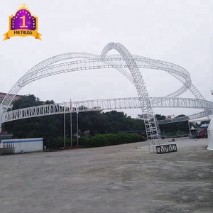Heavy Loading and Waterproof Curve Stage Lighting Spigot Circle Dome <strong>Truss</strong> for Large Concert 400x600mm 520x760mm - Product Image 3