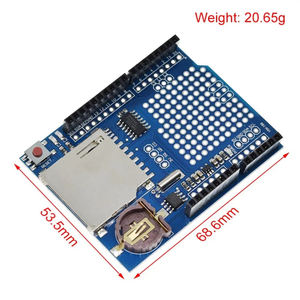 Registrador de datos para Arduino uno tarjeta SD grabación de datos Módulo de registrador de datos blindado V1.0