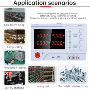 ETOMMENS 30V 60A 1800W alta potência equipamento de laboratório potenciômetro de 4 botões ampla gama variável DC comutação 220V tensão de entrada
