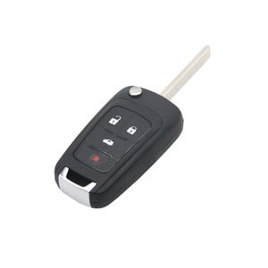 เปลือกกุญแจรถพับได้4ปุ่มอัจฉริยะสำหรับควบคุมรถได้ง่าย - Product Image 2