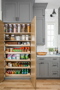 Allandgroup Nhà cung cấp Matte melanine ván ép sơn mài màu sắc tủ bếp cho ánh sáng màu xám tủ bếp nhỏ không gian phòng - Product Image 6