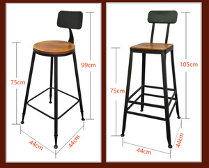 Bộ Bàn Ghế Quán Cà Phê Bằng Sắt Rèn Công Nghiệp Bộ Bàn Ghế Quán <span class=keywords><strong>Bar</strong></span> Rượu Bia Treo Tường - Product Image 5