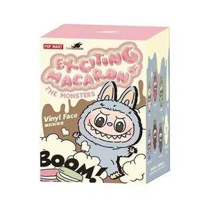 XIROUオリジナルPopmart Labubuモンスターかわいい面白いPVCと樹脂ビニールぬいぐるみエキサイティングなマカロンミステリーボックス
