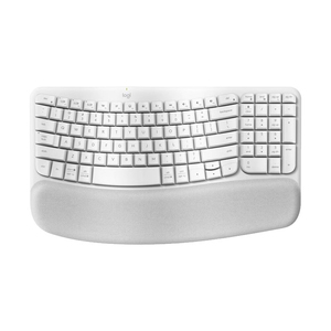 Logitech Wave Keys Drahtlose ergonomische Tastatur mit gepolsterter Handballen auflage für Multi-OS, Windows/Mac - Graphit - Product Image 2