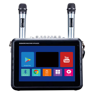 CQA karaoke makinesi DJ-şarkı sözleri ekran ile 1405 ekran hoparlör, android 12 sistemi ile wifi akıllı hoparlör dokunmatik ekran - Product Image 1