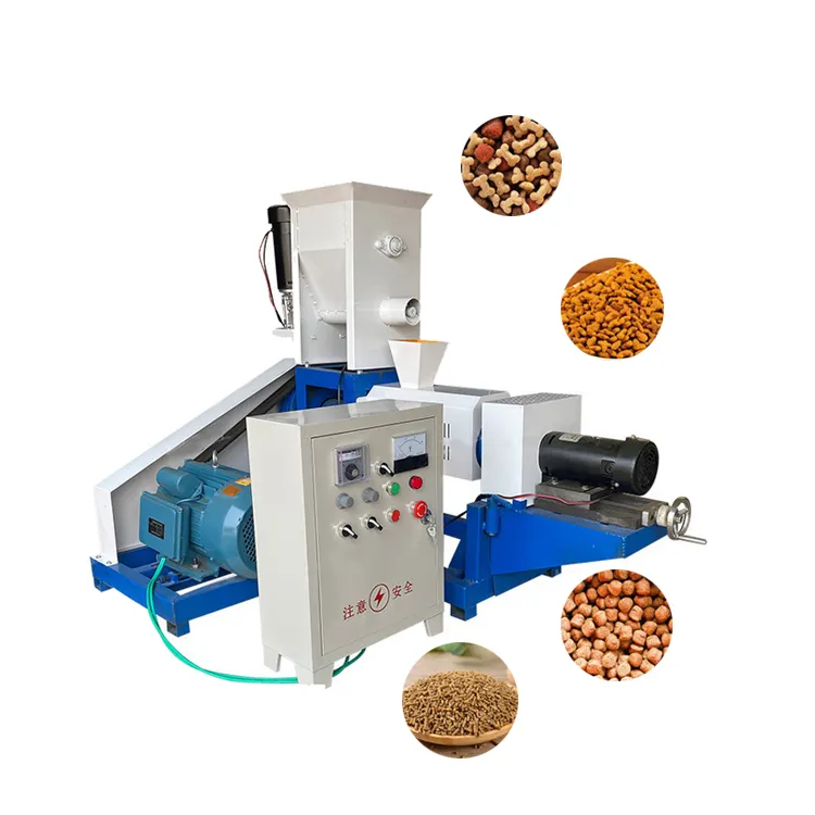 120-150 Kg/u Droge Type Drijvende Vis Pellet Feed Extrusie Dierlijk Voedsel Pellet Making Machine