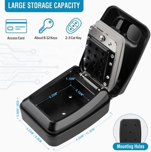 MZB壁挂式金属盒锁盒、室外钥匙存放和防盗盒 - Product Image 5