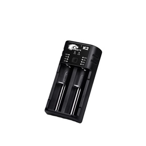 18650充電器IMRENK2LEDユニバーサルインテリジェントUSBデュアルバッテリー充電器18650リチウムイオンバッテリー用2665022650 18500 18350 17670