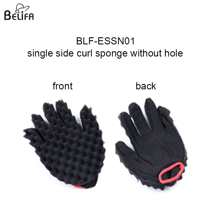 Éponge à boucler simple face BLF-ESSN01, sans trou.