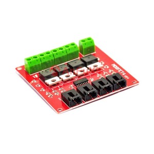 Blocco elettronico di costruzione 4 vie interruttore MOSFET IRF540 modulo di alimentazione isolato - Product Image 1