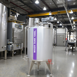 UTECH 500L-5000L Stainless Steel Mixing Tank with Heating System Food Grade Sugar Syrup/Juice Processing Equipment - Product Image 1