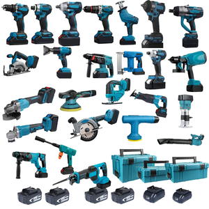 15PCS家用工具套装手动工具套装电动工具和带电钻的五金工具箱 - Product Image 1