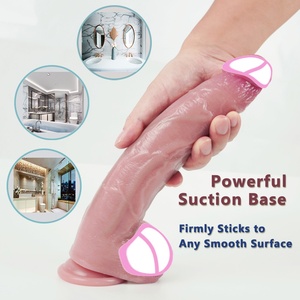 Của cô gái 610g lỏng Silicone dildo Món quà lãng mạn đồ chơi uốn cong linh hoạt da thật thực tế thủ dâm DIDO cho sexy công cụ - Product Image 3