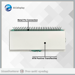Display LCD personalizzabile Smart Meter SJXDHG001015-19 HTN Ultra ampio intervallo di Temperature 7 segmento Display Lcd - Product Image 3