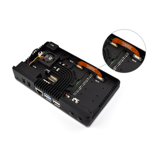 Funda ARGON ONE V5 para Raspberry Pi 5 Dual M.2 NVMe PCIe ranuras carcasa de aleación de aluminio ventilador de refrigeración incorporado Compatible con Raspberry Pi