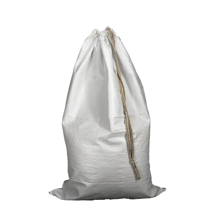Bolsa tejida de plástico PP para semillas, granos, harina de arroz, 50kg, precio de fábrica