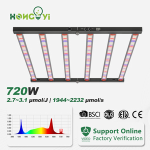 LED 720W tam spektrum + uzak kırmızı cips güç kaynağı takılı bahçecilik ışık büyümeye yol açtı - Product Image 3