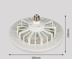 6速4叶片小型现代装饰低剖面智能遥控吊扇带灯 - Product Image 2