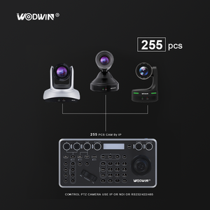 WODWIN NDI HX Live Streaming PTZ контроллер аудио конференц-системы Клавиатура Джойстик Tally Light для камеры видеоконференции