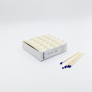 Renkli uzun kibrit kutusu baskılı kutu maçları güvenlik özelleştirilmiş mum maçları - Product Image 5