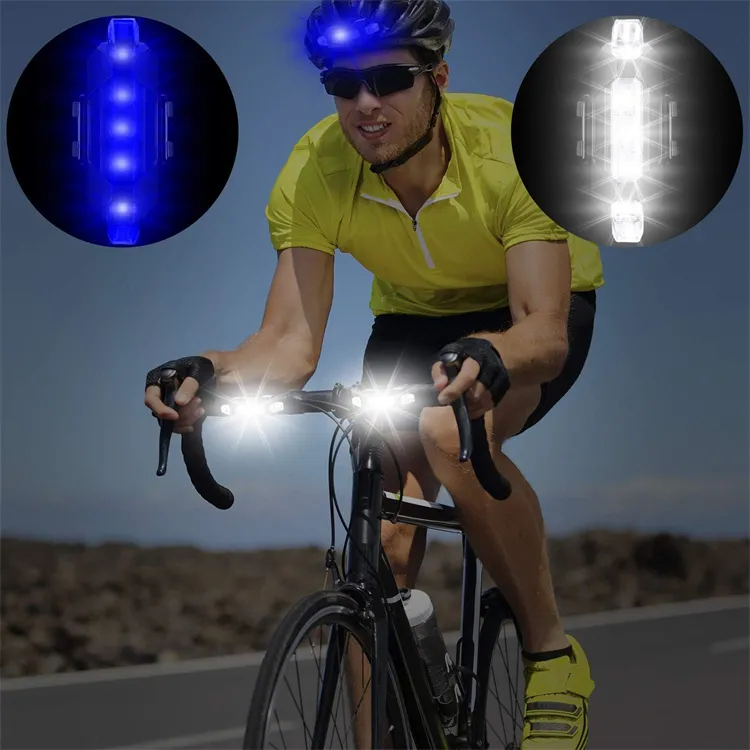 मोटरसाइकिल के लिए पोर्टेबल और सुरक्षित साइकिल की पूंछ प्रकाश सार्वभौमिक मिनी स्ट्रोब प्रकाश